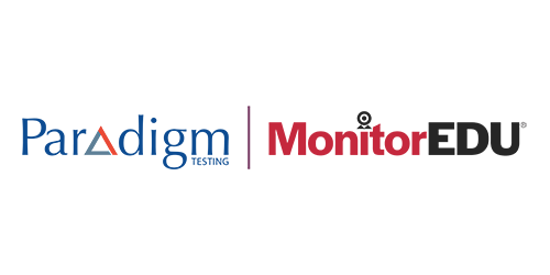 Paradigm Testing and MonitorEDU logo